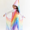 100% Silk Princess Hat For Dress-Up, Pink/Rainbow