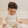 Long Sleeve Pouf Onesie, Milk