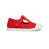 Eco-Friendly T-Band Sneakers in Red