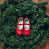 Scalloped Mary Jane - Red